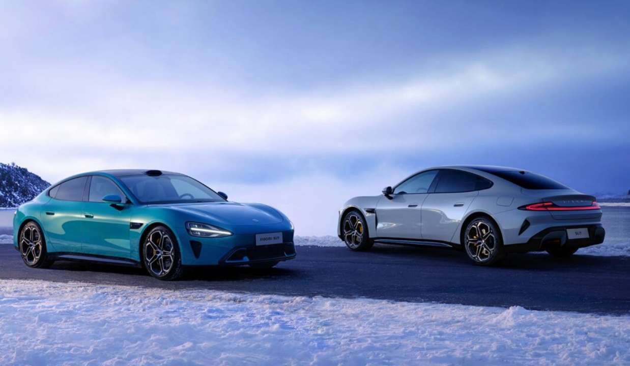 Первый автомобиль, и сразу конкурент Porsche: Xiaomi показала свой  электрокар SU7. Фото - МЕТА