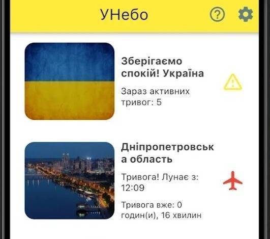 Карта воздушных тревог в украине онлайн реальном времени