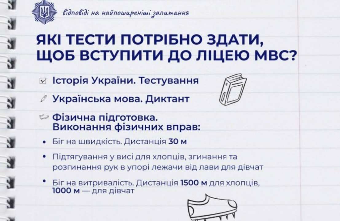 Какие тесты нужно сдать, чтобы поступить в лицей МВД? - МЕТА