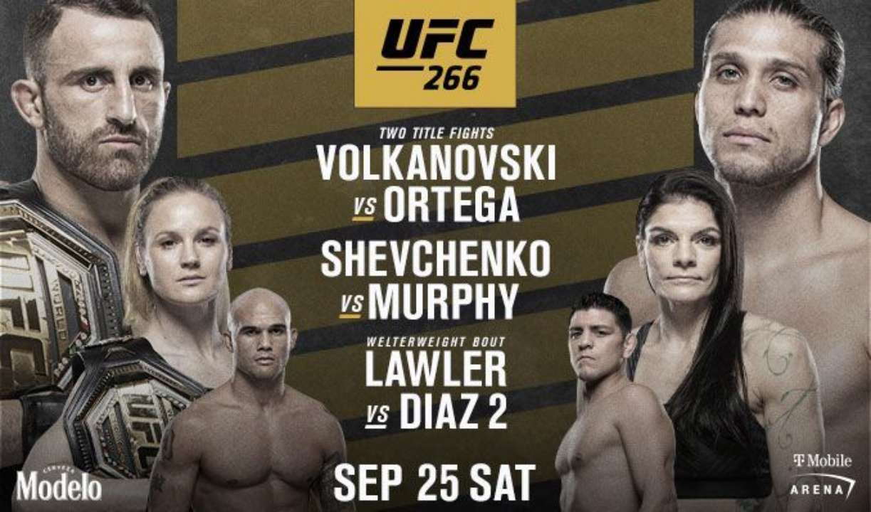 Оглашен весь кард турнира UFC 266 - МЕТА