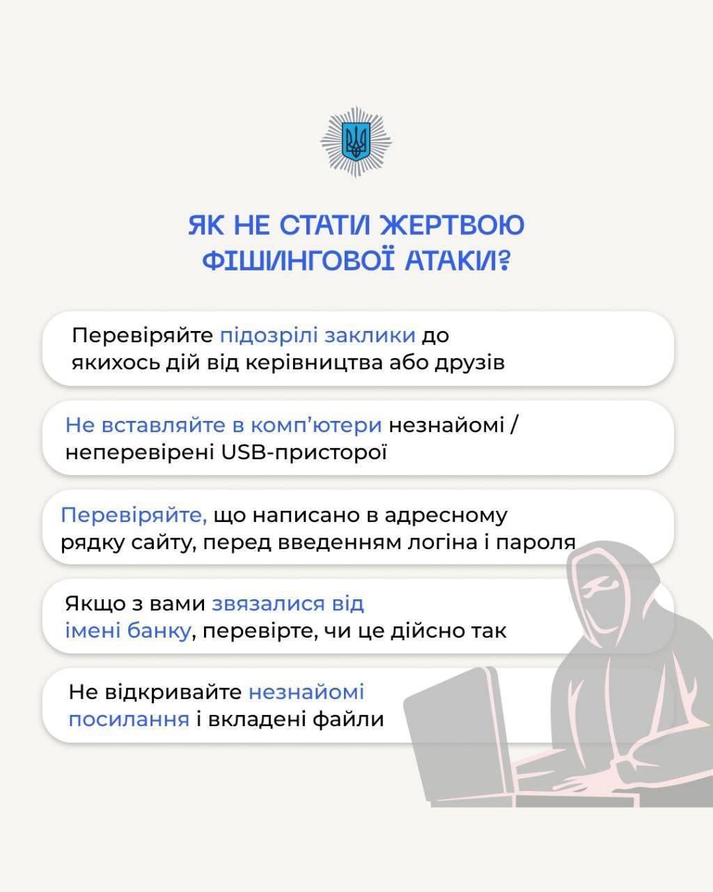 Як не стати жертвою фішингової атаки та не попасти до рук шахраїв: прості правила безпеки.