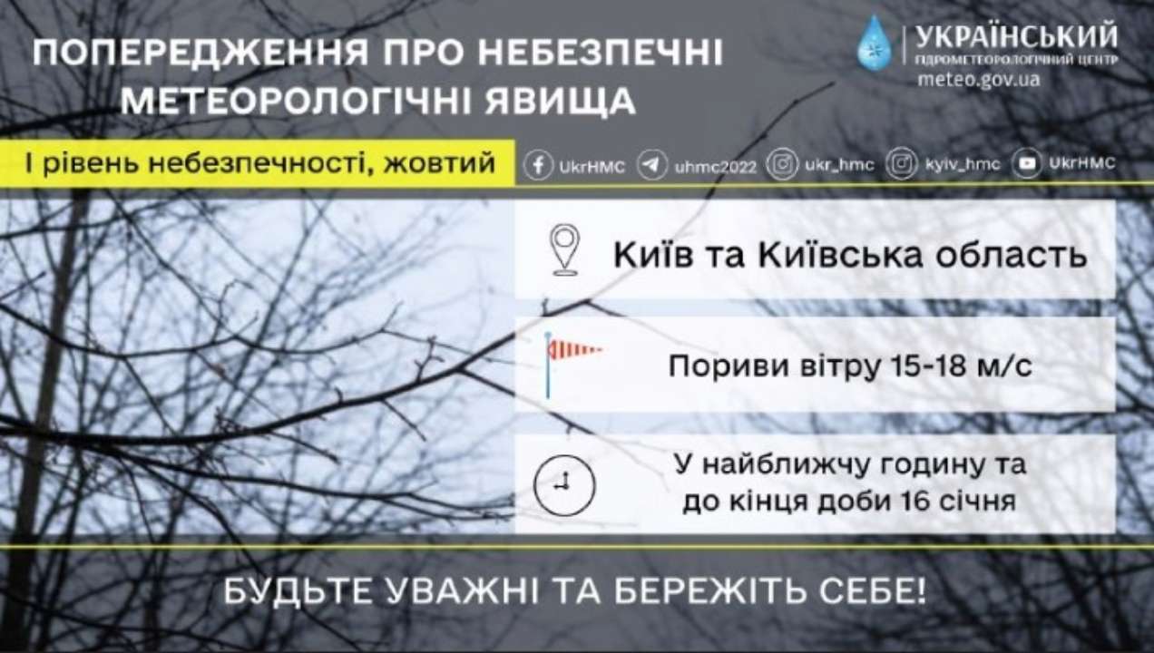 УкрГМЦ опубликовал предупреждение для Киева и области: с чем связано - МЕТА